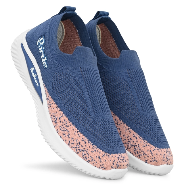 Casual Shoes for Women (Blue & Pink, 4)