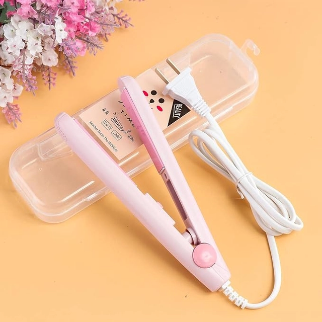 Mini Professional Hair Straightener for Women (Multicolor, 1000 W)