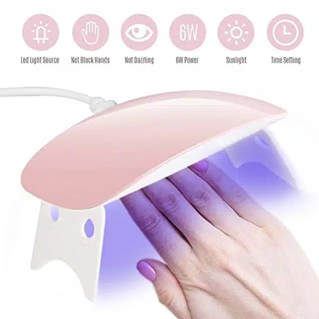 Mini UV LED Pocket Size Nail Dryer (Multicolor)