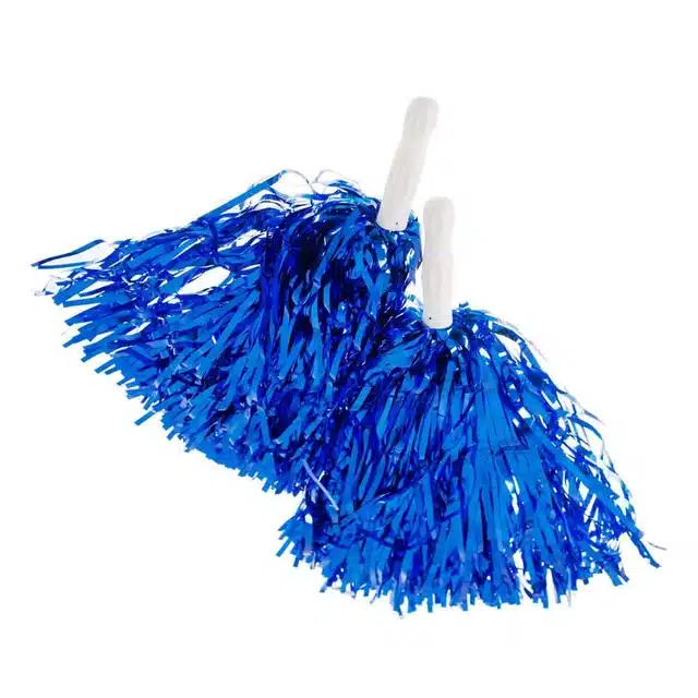 Cheerleading Pom Poms (Blue, Pack of 2)