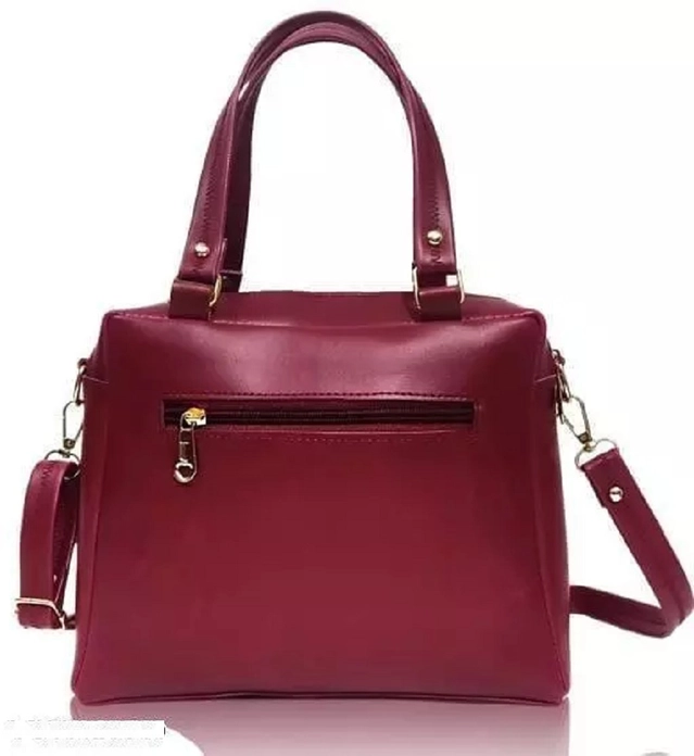 PU Sling Bag for Women (Maroon)