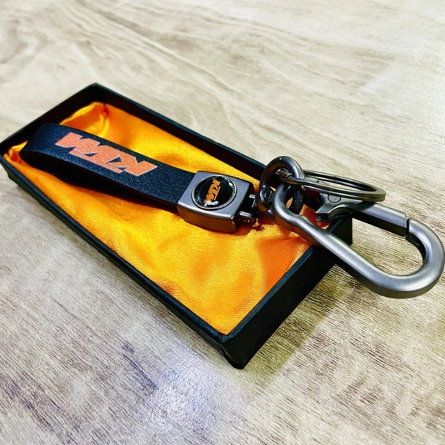 Metal KTM Bike Keychain (Black)