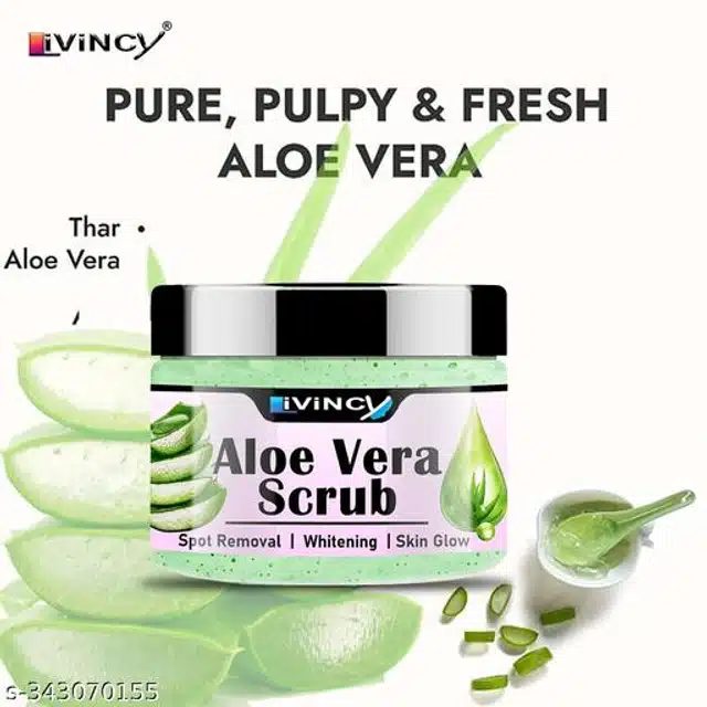 Livincy Aloevera Scrub (100 g)