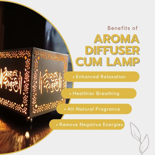 Metal Handicraft Elegant Design Aroma Diffuser (Multicolor)