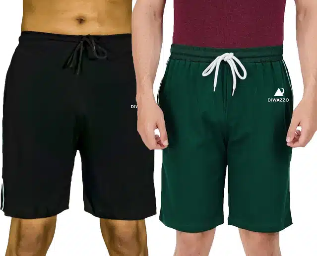Shorts for Men (Multicolor, XL) (Pack of 2)