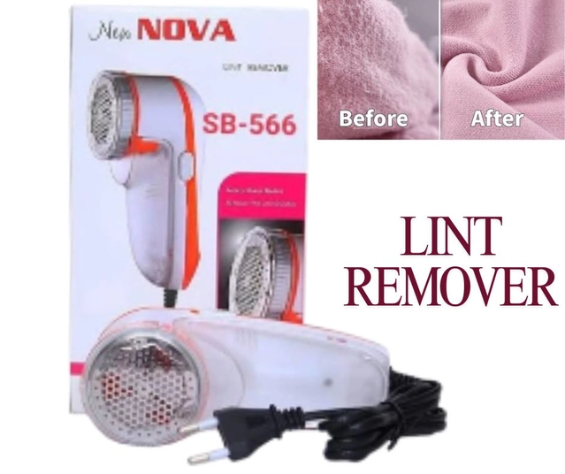 Nova SB-566 Electric Lint Remover (Multicolor, 100 W) (Pack of 1)