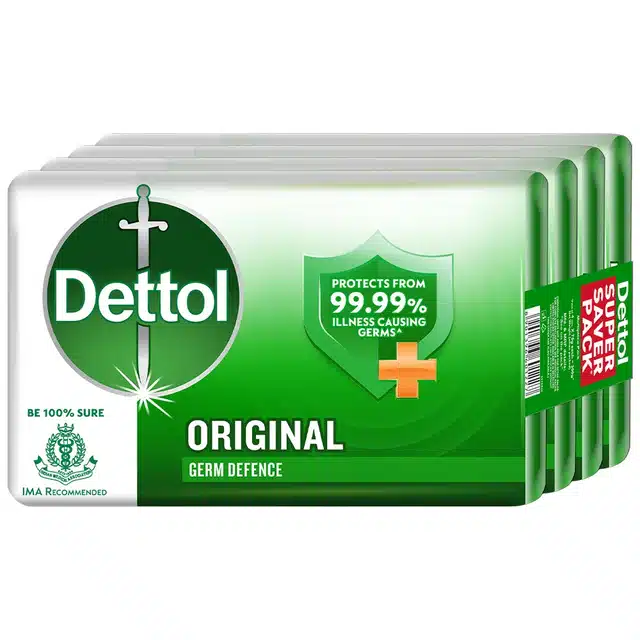 Dettol original Soap (4X100 g) Pack of 4