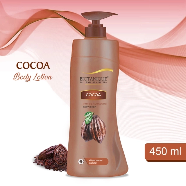 Biotanique Cocoa Body Lotion For Softening & Smoothening Skin 450 Ml