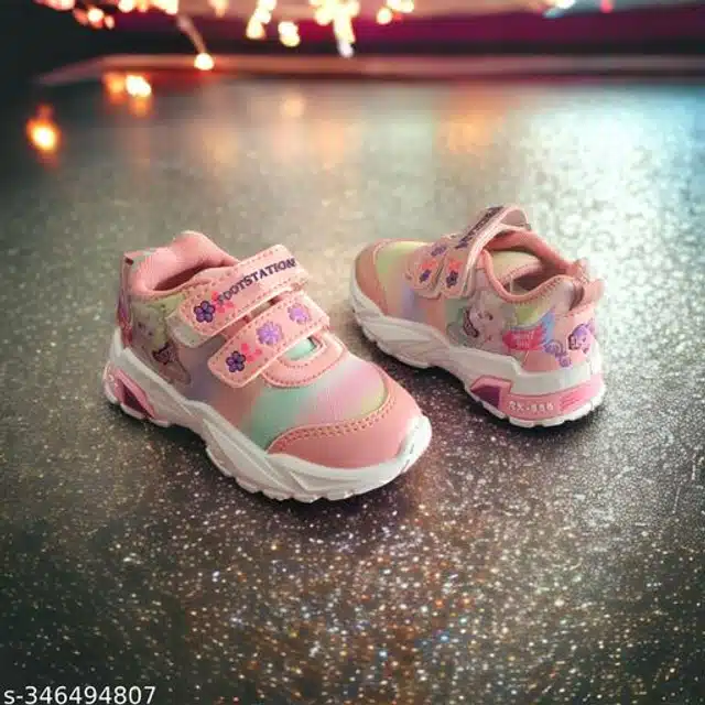 Sneakers for Girls (Pink, 2-2.5 Years)