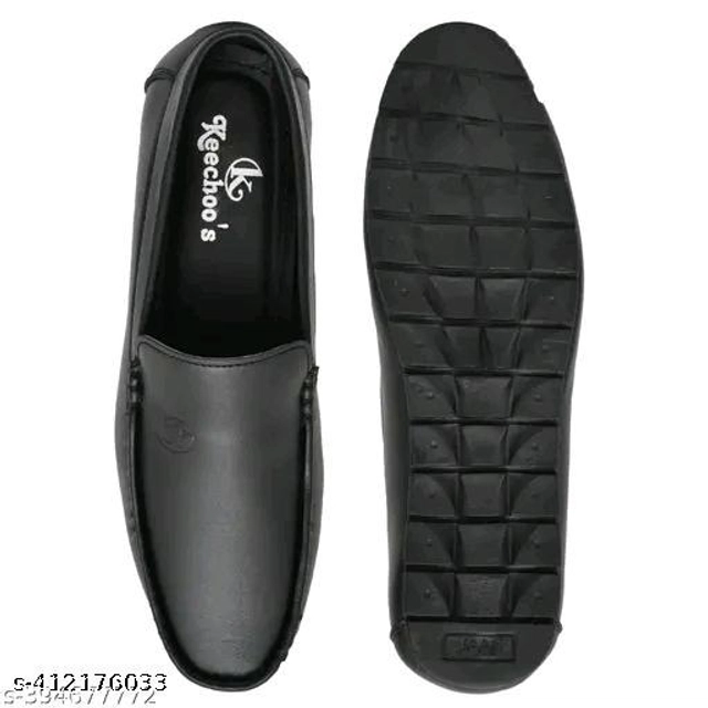 Loafers for Men (Black, 6)