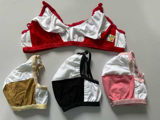 विमेंस फुल कवरेज नॉन पैडेड ब्रा (मल्टीकलर, 34C) (पैक ऑफ़ 4) (M-132C)