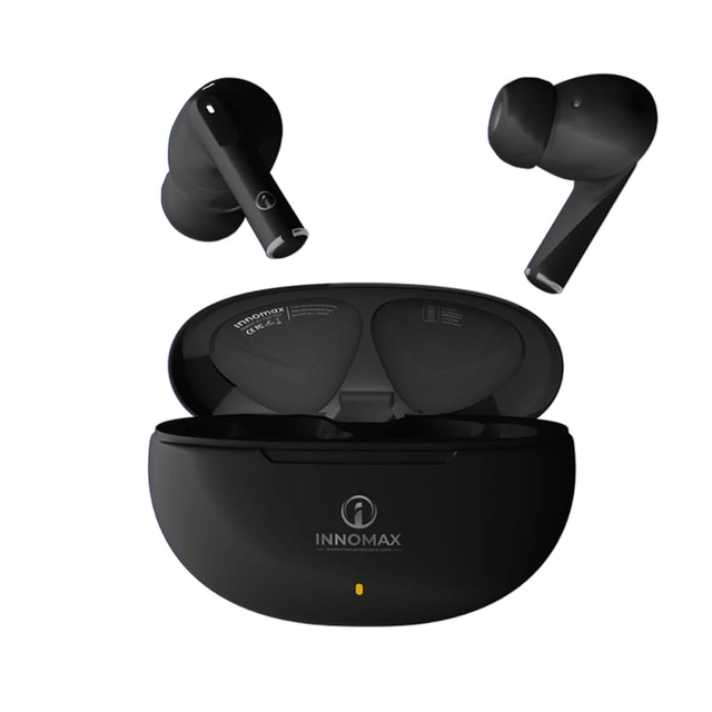 Innomax Wireless Earbuds Bluetooth with Charging Case (Black)