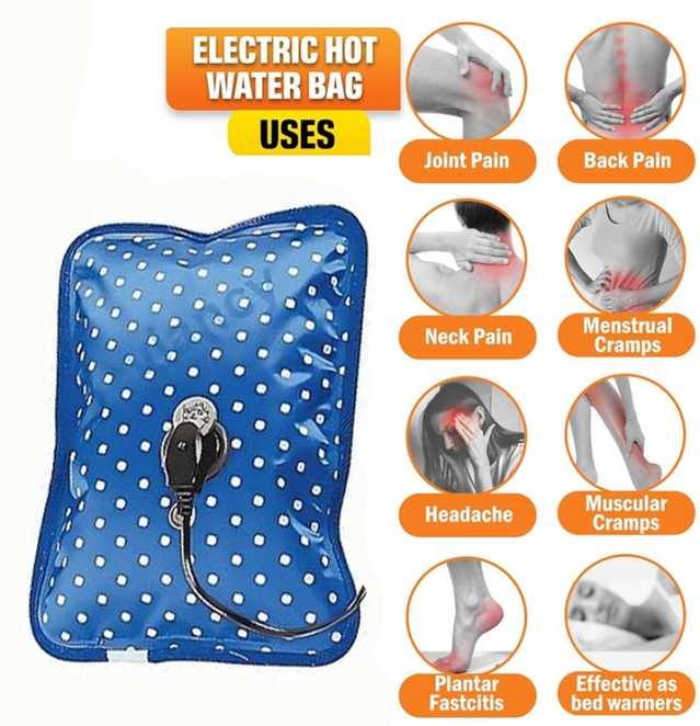 Electric Gel Heating Pad for Pain Relief (Multicolor, 1000 ml)