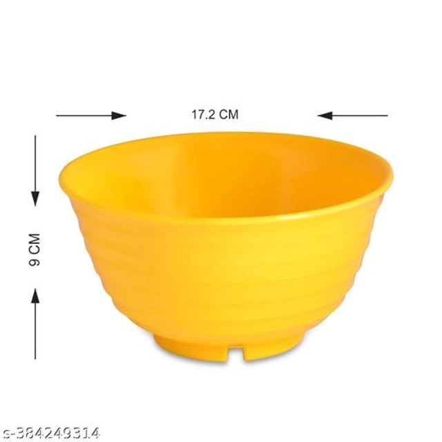 Plastic Bowls (Multicolor, 300 ml) (Pack of 3)