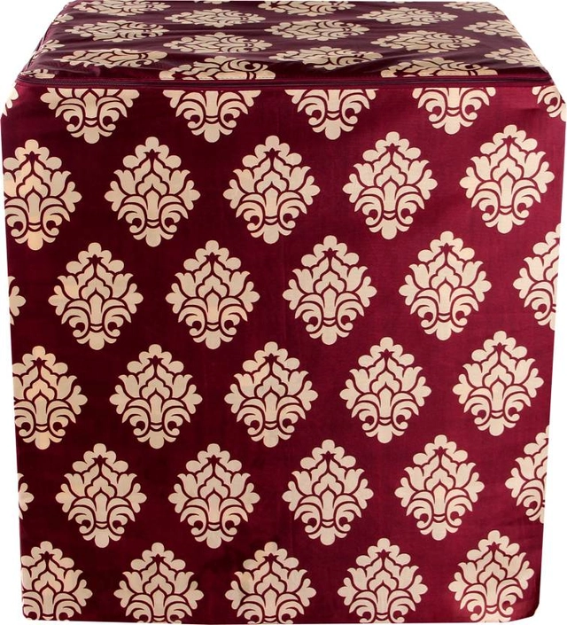 Semi-Automatic Washing Machine Cover (Maroon,Pack of 1)