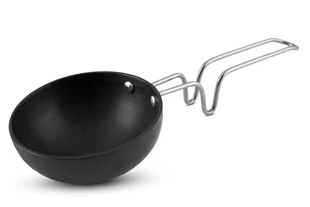 Tadka Pan (Black, 10 cm)