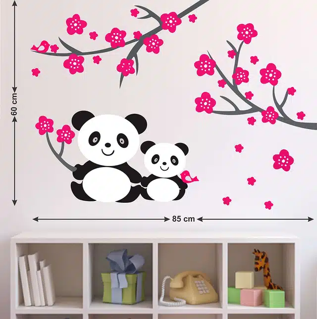 Panda Self Adhesive Wall Stickers