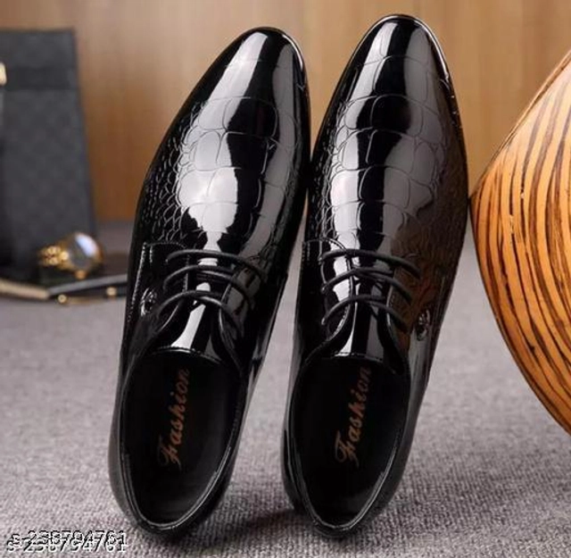 Formal Shoes for Men (Black, 6)