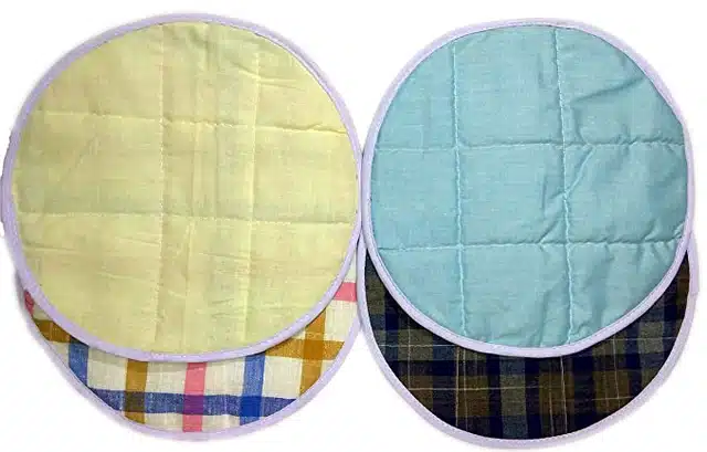 Best Chapati Cover Cotton Roti Cover Round Chapati Cover|| Set of 3 (Multicolor) (Assorted, Pack of 3)