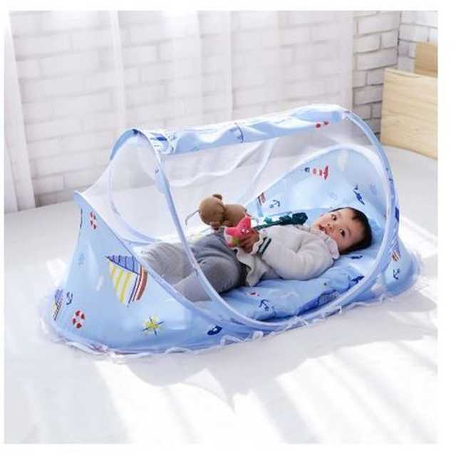 Pinak Nylon Bedding Set With Mosquito Net (Assorted) (PS-189)