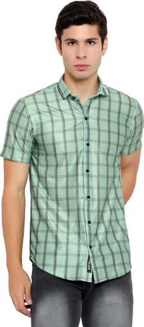 Casual Shirt for Men (Green, M) (ASM275)