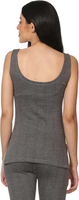 Quilted Premium Sleeveless Thermal Top for Women (Dark Grey, 90 cm) (MS-025)