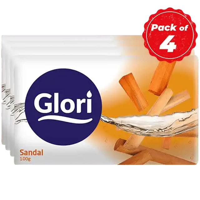 Glori Sandal Soap 4X100 g