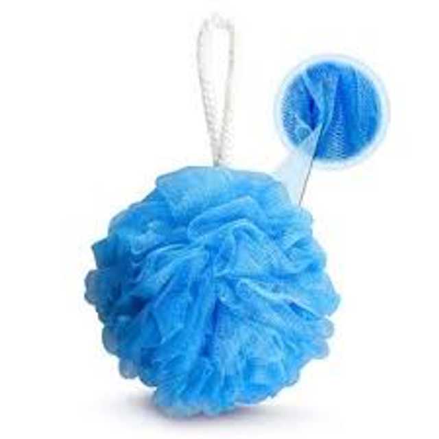 Pinak Round Scrub Bath Sponge Loofah For Men And Women (Pack Of 2, Multicolour) (PS-126)