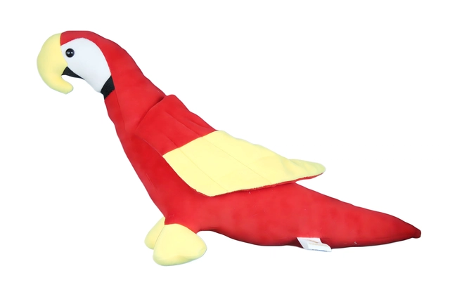 King Parrot Soft Stuffed Animal Toy for Kids (Red)