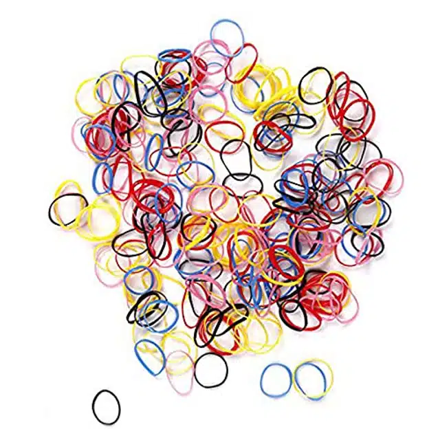 Rubber Bands for Women & Girls (Multicolor, Pack of 40)