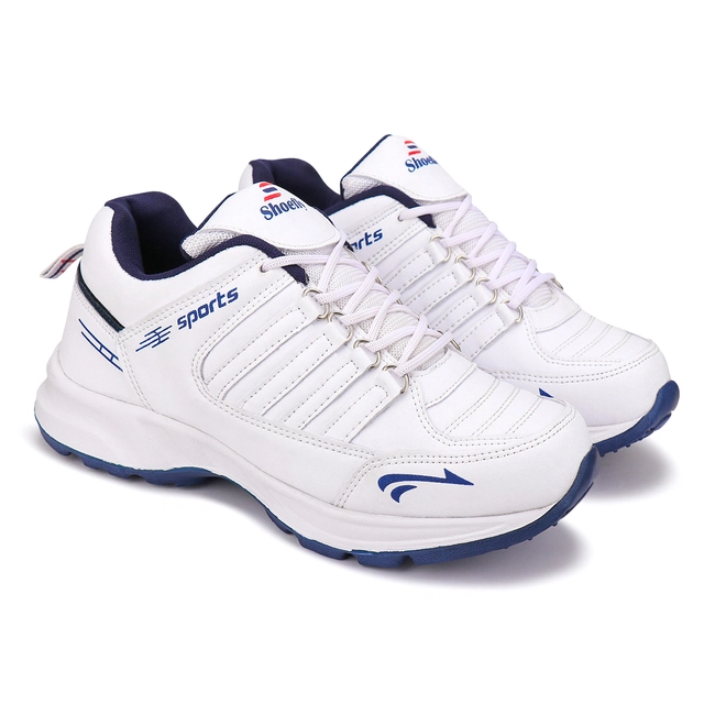 Sports Shoes for Men (White, 6)