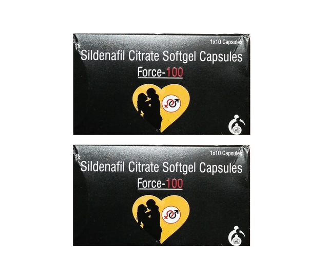 Sildenafil Citrate Force-100 10 Pcs Capsules (Pack of 2)