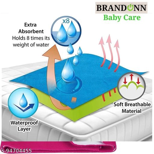 Cotton Mattresses Protector (Multicolor, Pack of 2)