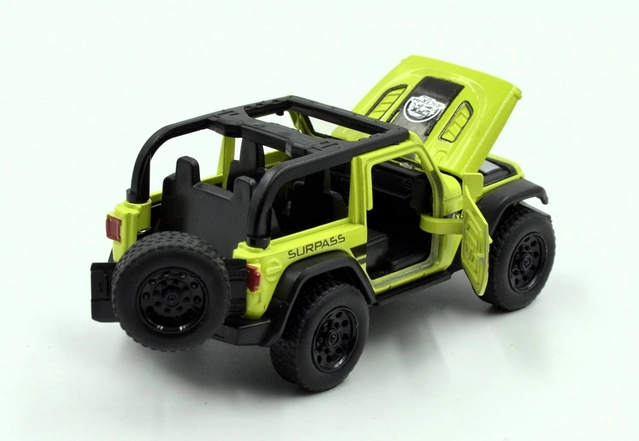 Metal Jeep Rubiconn Off-Road Adventure Toy Car for Kids (Multicolor)