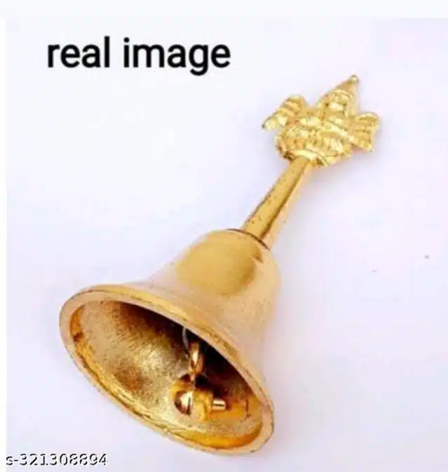 Metal Pooja Bell (Golden)