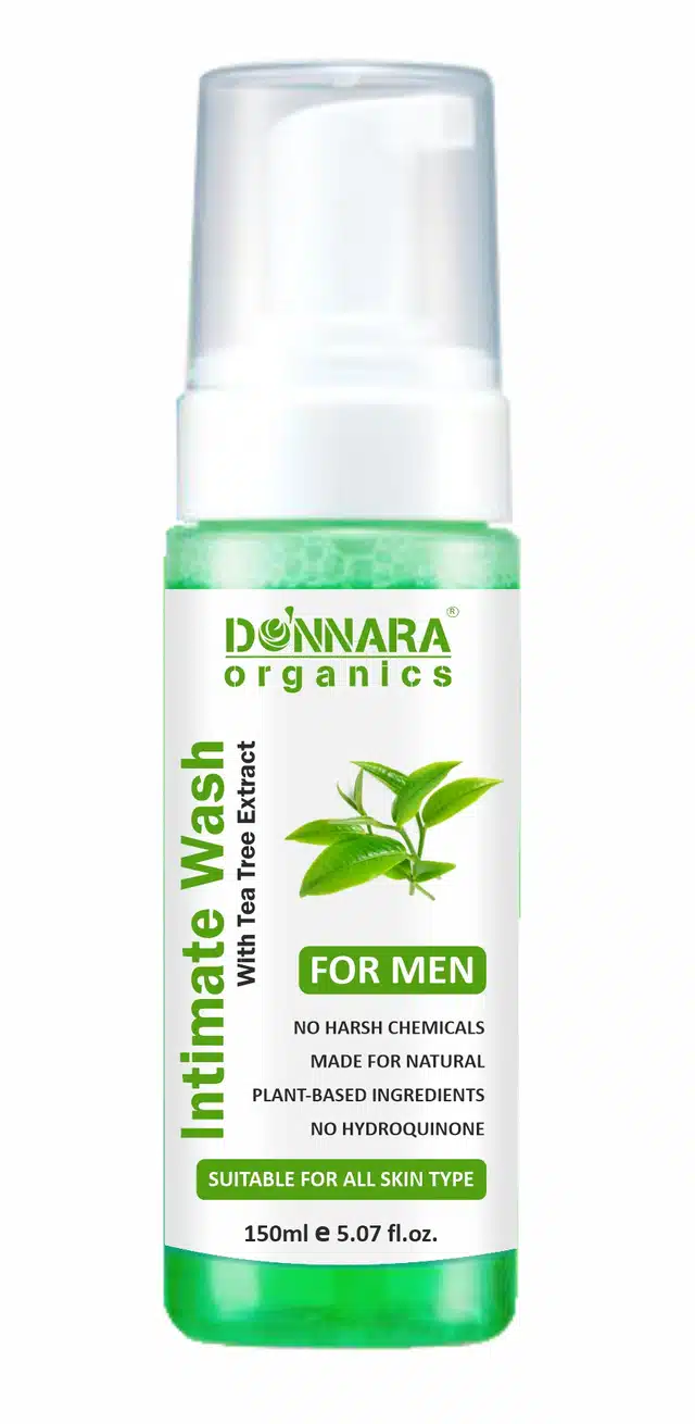 Donnara Organics Tea Tree Extract Intimate Wash for Men (150 ml)