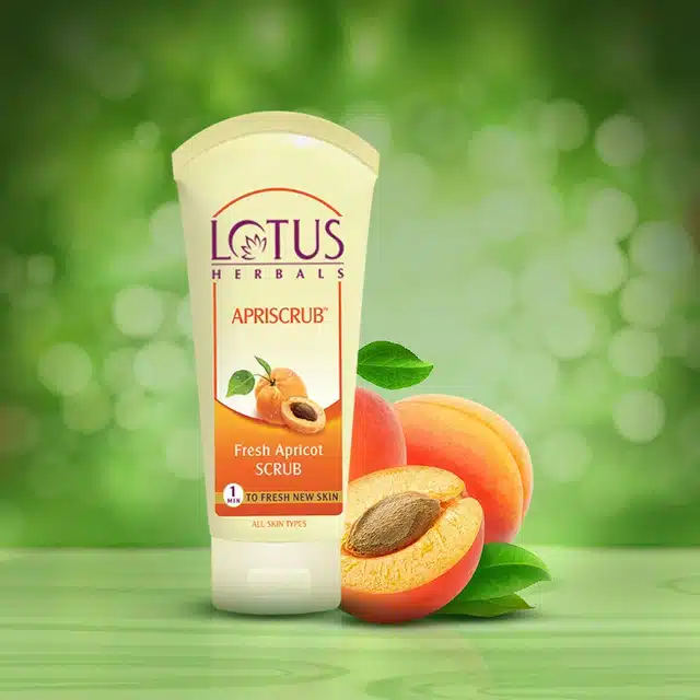 Lotus Herbals Apriscrub Fresh Apricot Scrub  (60 g)