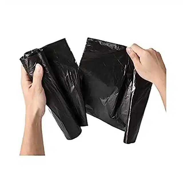 Biodegradable Garbage Bags (Pack of 2, Black)