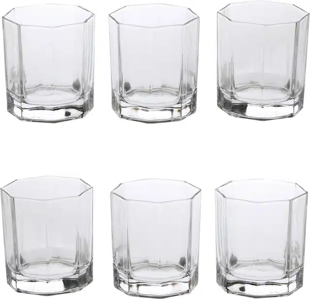 Liquor cum Cocktail Glasses (Transparent, 150 ml) (Pack of 6)