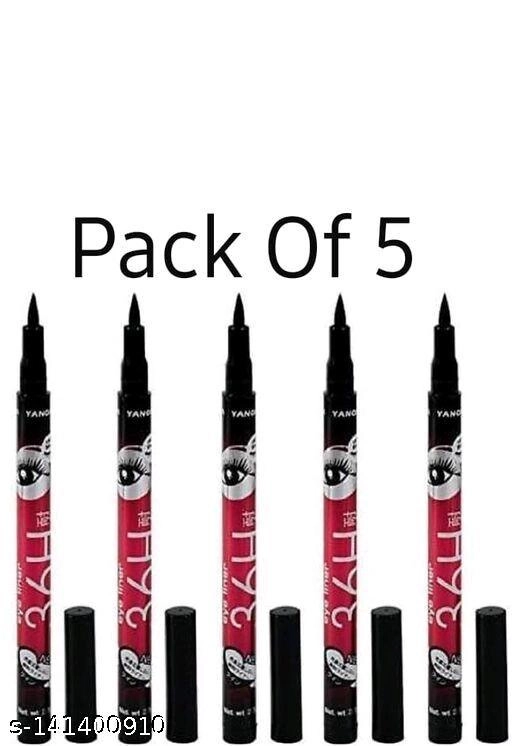 36H Sketch Eyeliner (Black, Pack of 5)