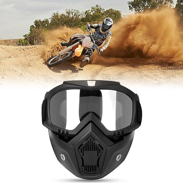 Anti Scratch Uv Protective Riding Face Mask (White)