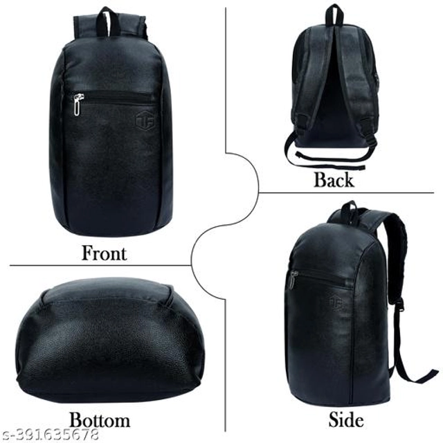 Polyester Backpack for Kids (Black, 21 L)