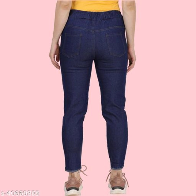 Denim Slim Fit Jeans for Women (Blue, 24)