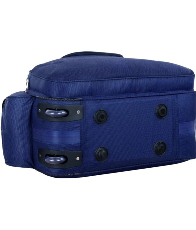 Polyester Solid Duffel Bag (Blue, 60 L)