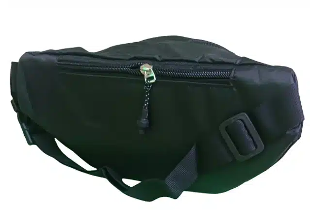 Polyester Waist Bag for Men & Women (Navy Blue)