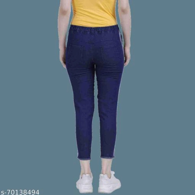 Denim Slim Fit Jeans for Women (Blue, 24)