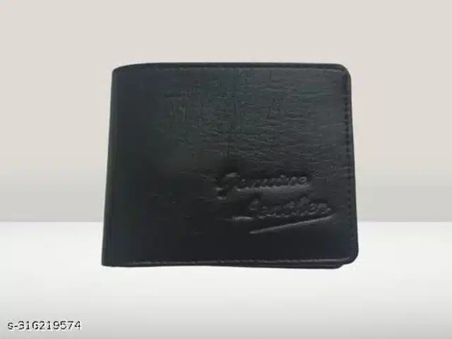 Leather Wallet for Men (Black)