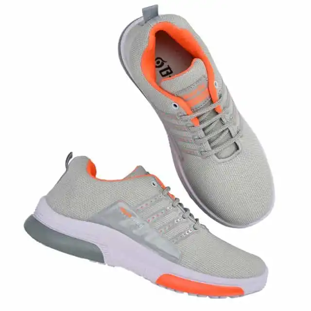 Birde Trendy Sports Shoes For Men (Grey, 10) (BRD-568)