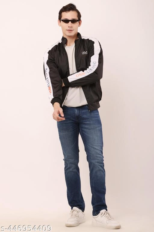 Jacket for Men (Black, M)