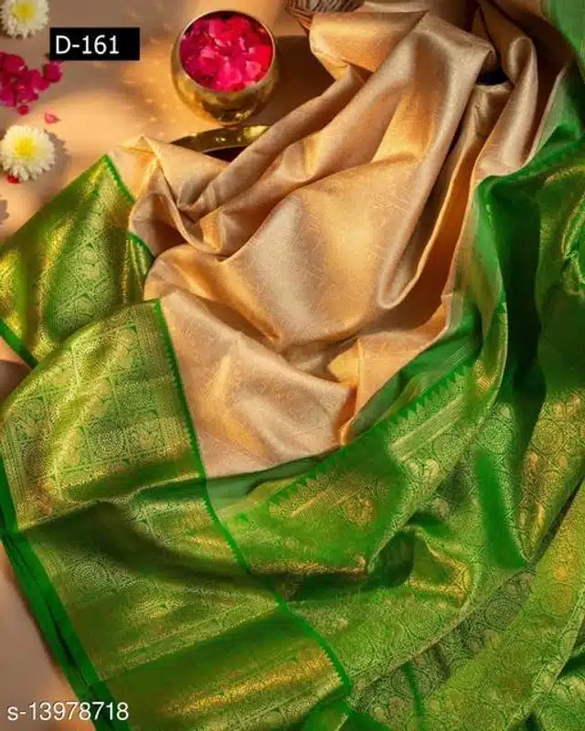 Jacquard Saree for Women (Multicolor, 6.3 m)